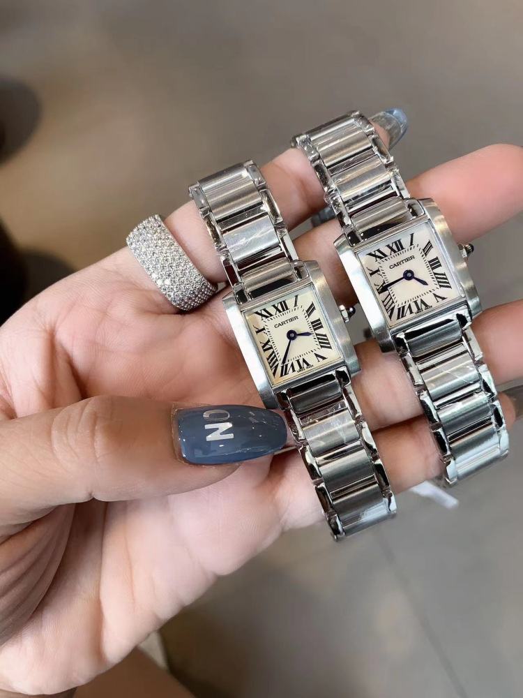Women's  Quartz Watch Chronograph 904L Stainless Steel 26x20 mm，30x25mm,36x28mm- CT 44