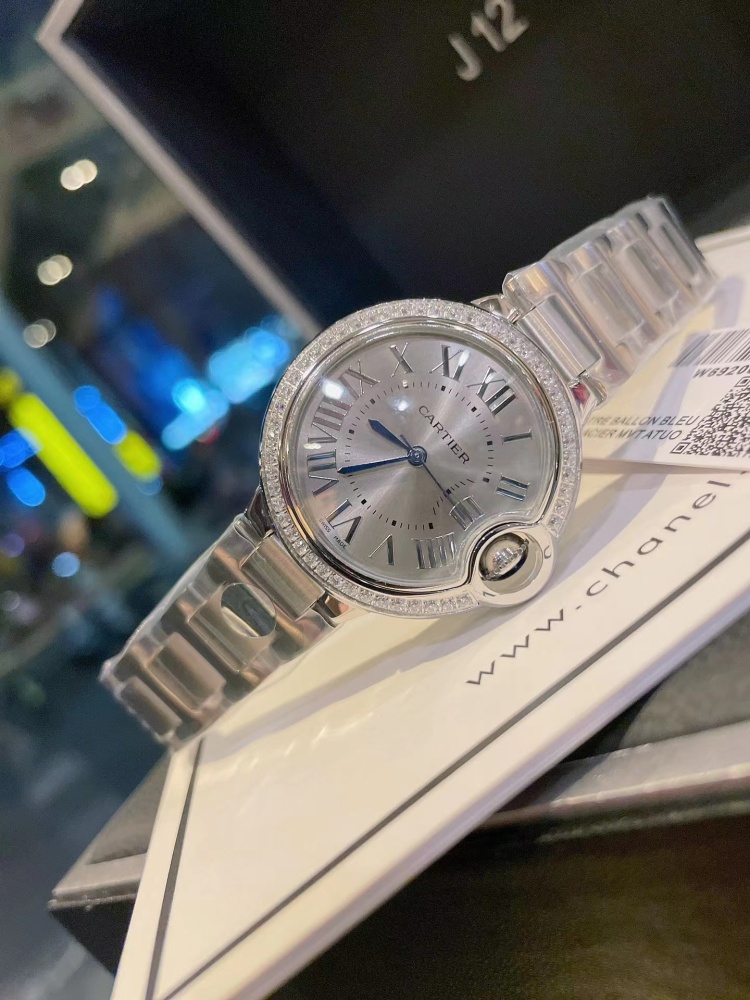 Women's  Quartz Watch Chronograph 904L Stainless Steel 33mm- CT 36