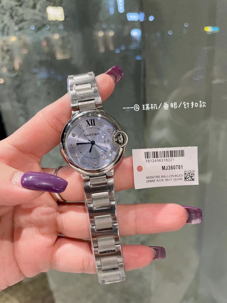 Women's  Quartz Watch Chronograph 904L Stainless Steel 33mm- CT 56
