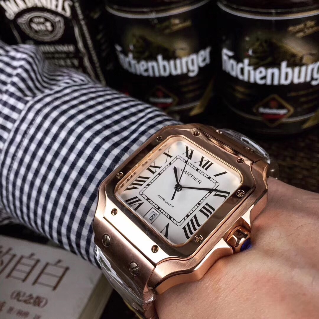 Men's Automatic Mechanical Watch 904L Stainless Steel 37.5mm   34mm  - CT 4