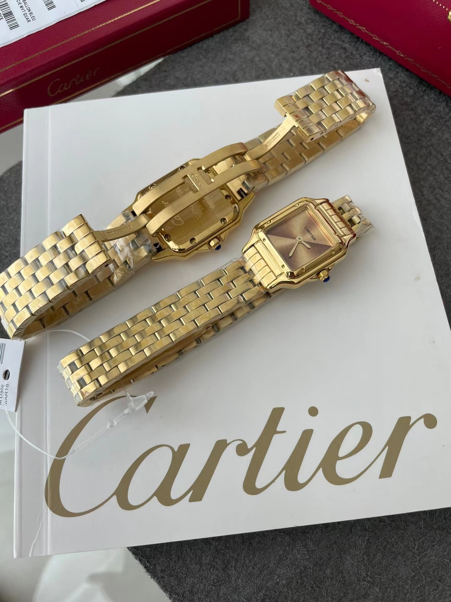 Women's  Quartz Watch Chronograph 904L Stainless Steel 27mm,22mm- CT 61