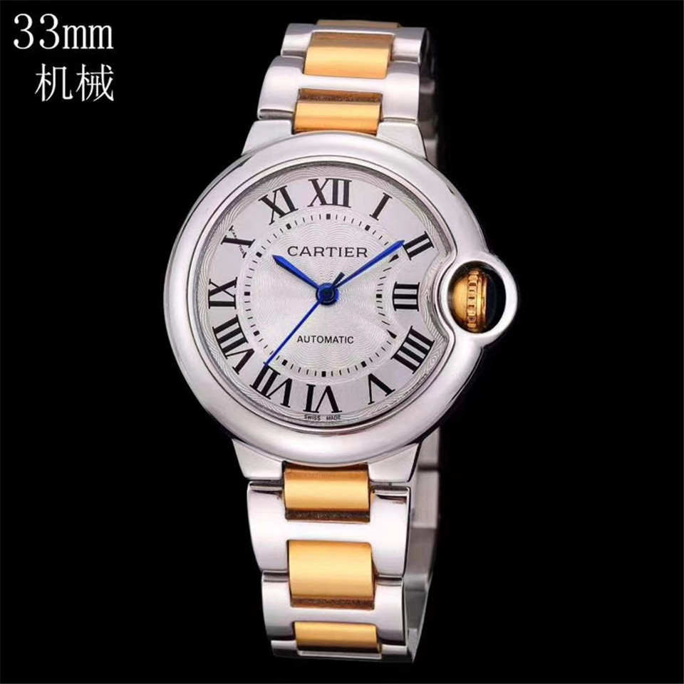 Women's Automatic Mechanical Watch 904L Stainless Steel 36-33 mm-CT 18