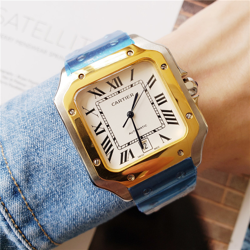 Men's Automatic Mechanical Watch 904L Stainless Steel 37.5mm   34mm  - CT 4