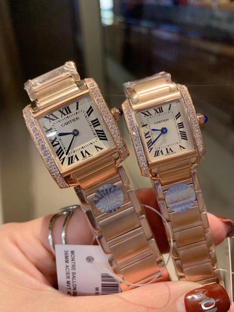 Women's  Quartz Watch Chronograph 904L Stainless Steel 26x20 mm，30x25mm,36x28mm- CT 44