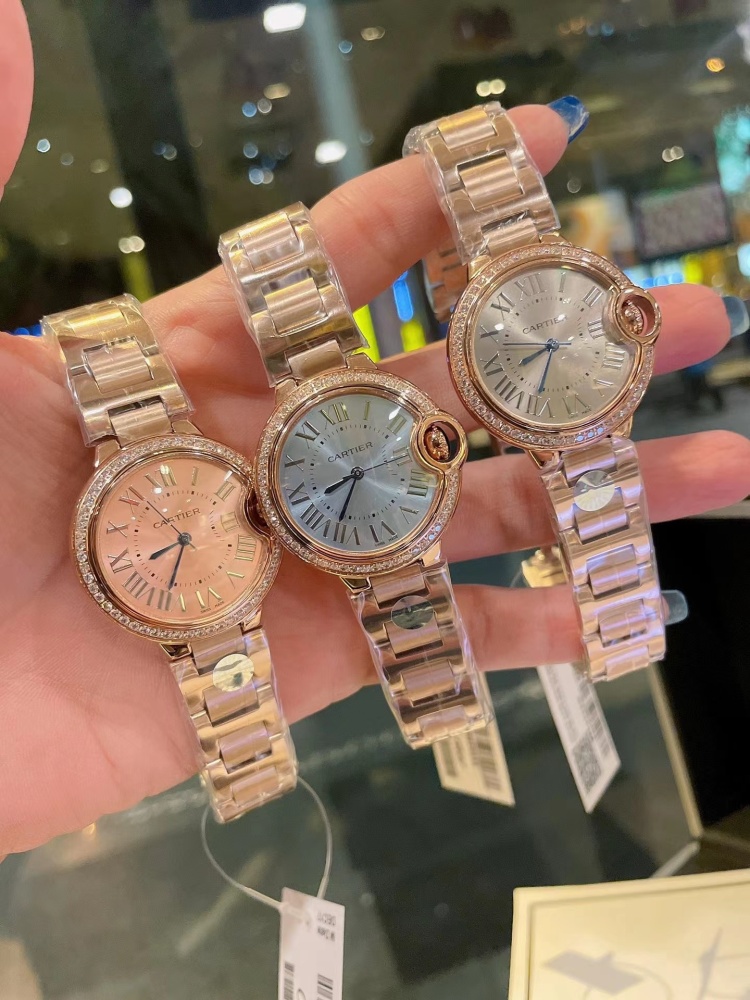 Women's  Quartz Watch Chronograph 904L Stainless Steel 33mm- CT 36