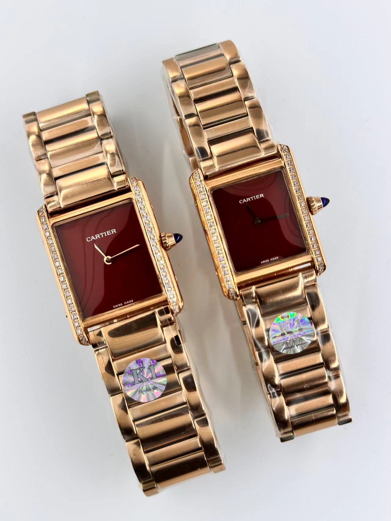 Women's  Quartz Watch Chronograph 904L Stainless Steel 27*33 mm     ,24*31mm mm- CT 98
