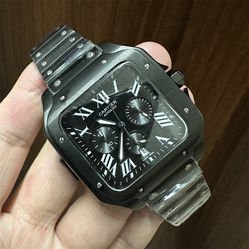 Men's Quartz Watch Chronograph 904L Stainless Steel 44 mm- CT 67