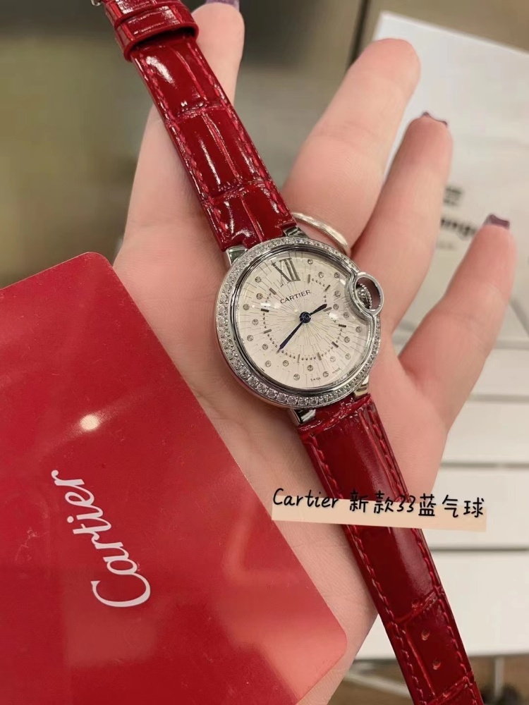 Women's  Quartz Watch Chronograph 904L Stainless Steel 33mm- CT 57