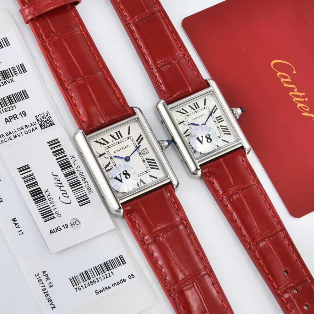 Couple Quartz Watch - 904L Stainless Steel -27*33 mm     24*31mm - CT  52