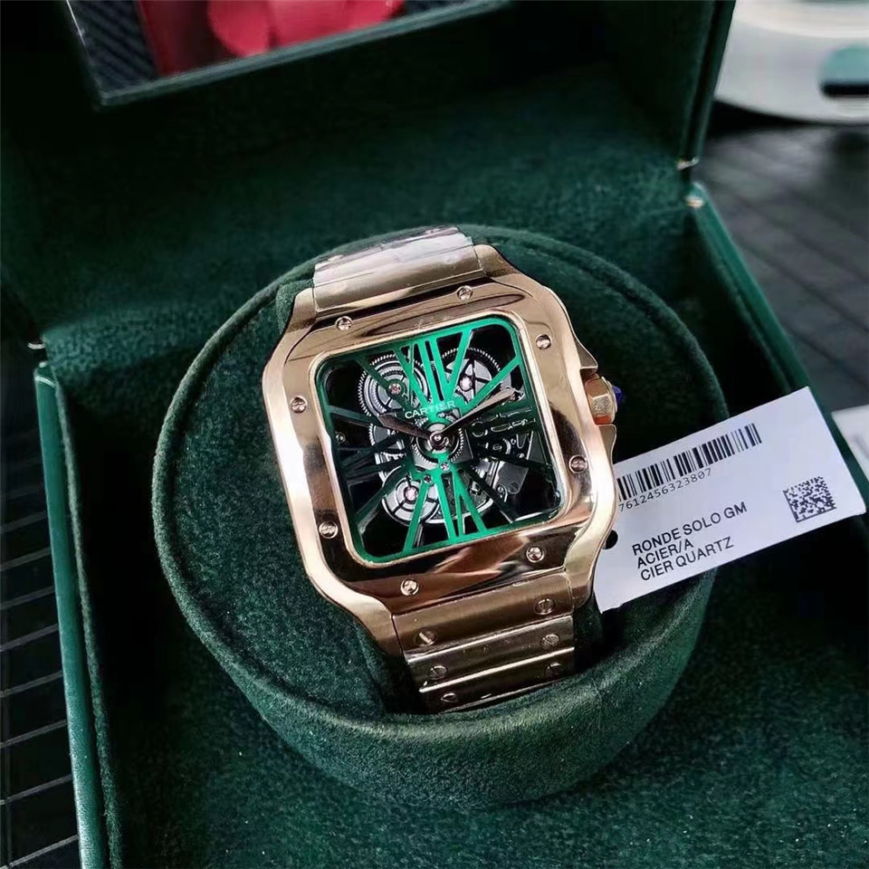 Men's Quartz Watch Chronograph 904L Stainless Steel 38 mm- CT40