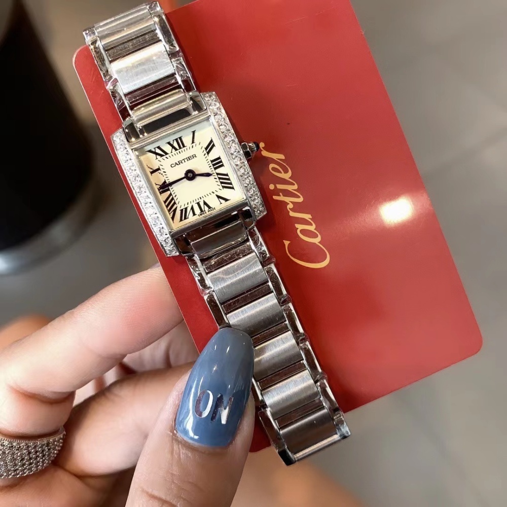 Women's  Quartz Watch Chronograph 904L Stainless Steel 26x20 mm，30x25mm,36x28mm- CT 44