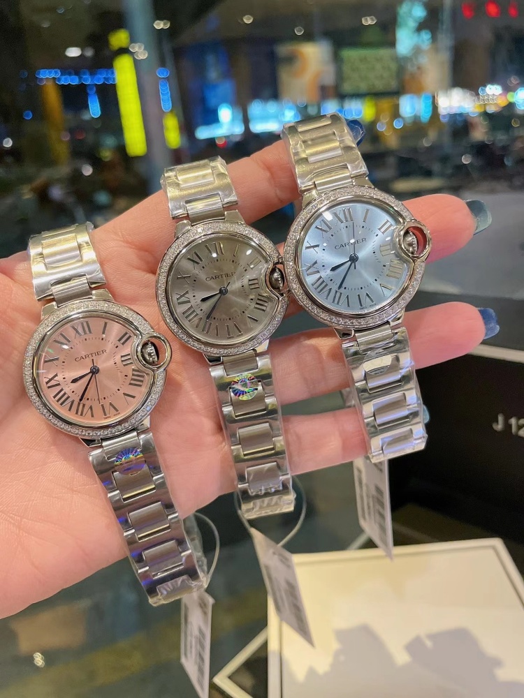 Women's  Quartz Watch Chronograph 904L Stainless Steel 33mm- CT 36
