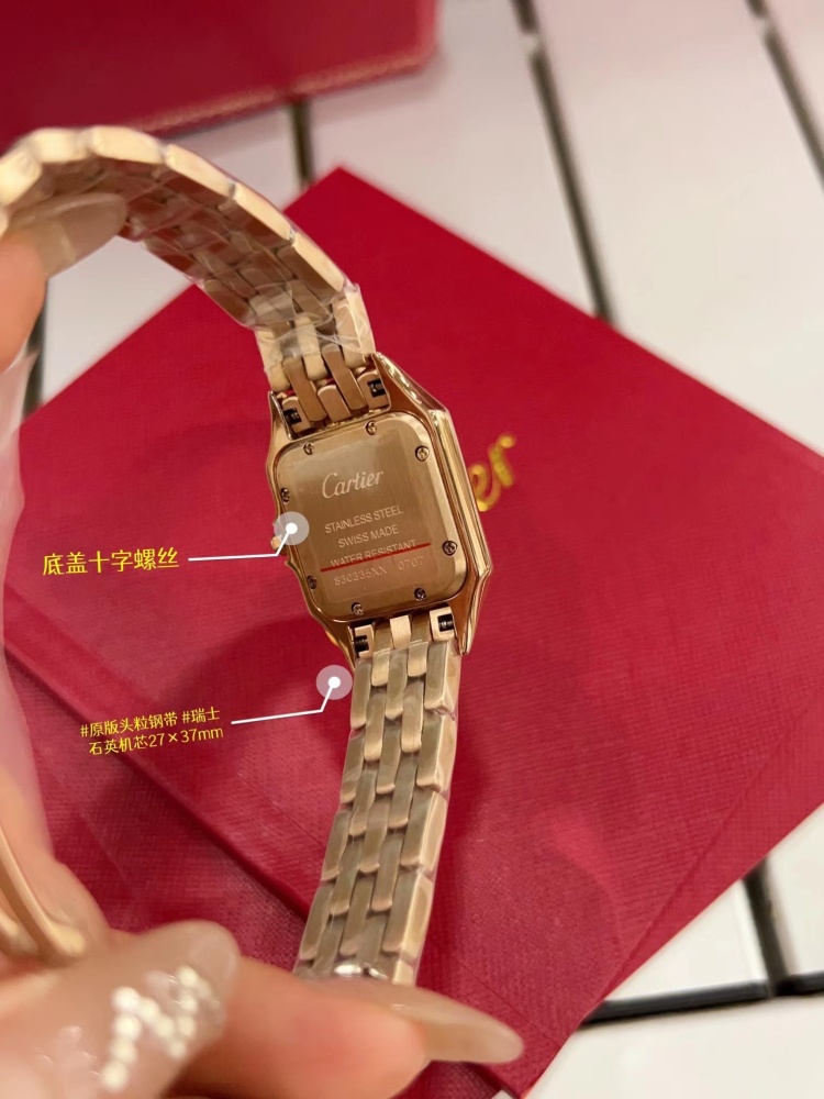 Women's  Quartz Watch Chronograph 904L Stainless Steel 27mm- CT 63