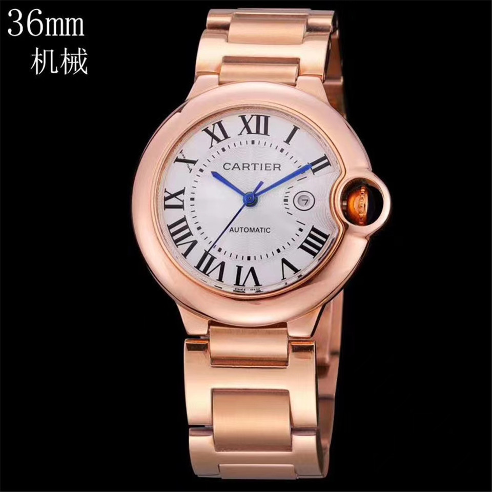 Women's Automatic Mechanical Watch 904L Stainless Steel 36-33 mm-CT 18
