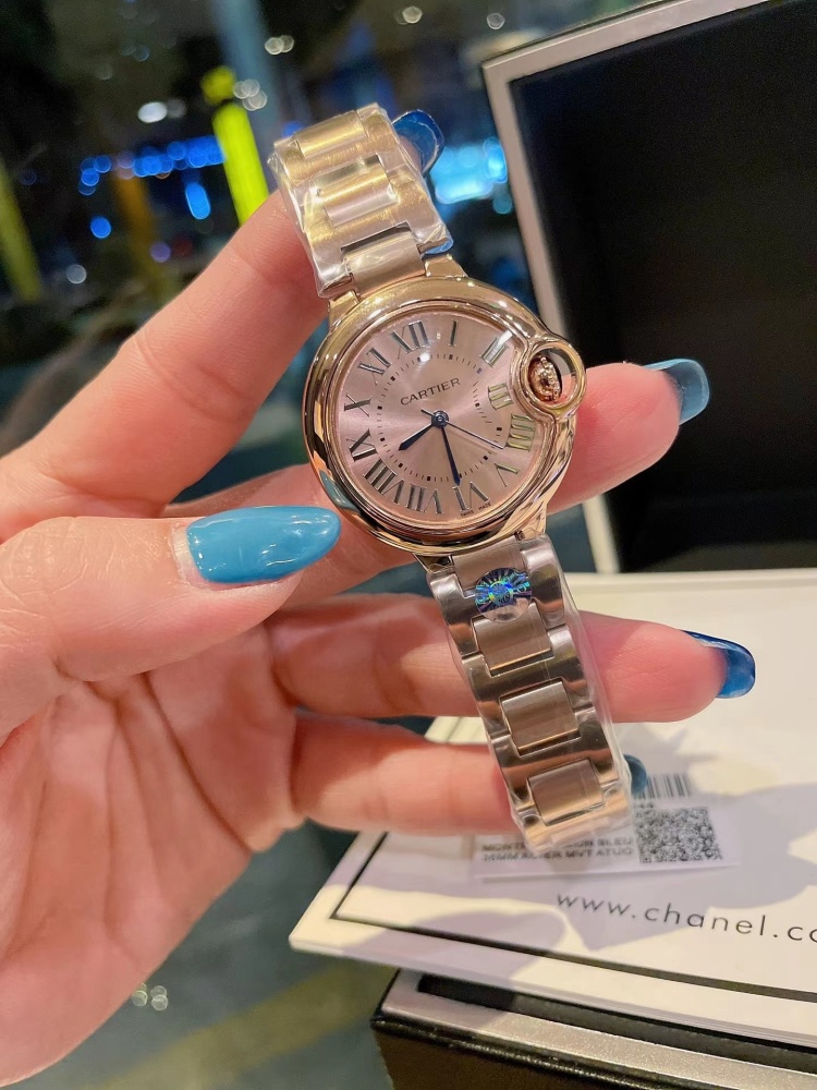 Women's  Quartz Watch Chronograph 904L Stainless Steel 33mm- CT 36