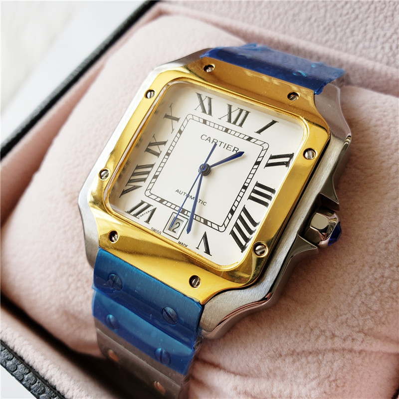 Men's Automatic Mechanical Watch 904L Stainless Steel 37.5mm   34mm  - CT 4