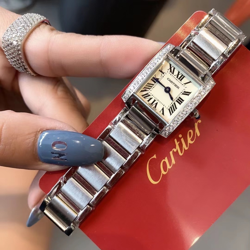 Women's  Quartz Watch Chronograph 904L Stainless Steel 26x20 mm，30x25mm,36x28mm- CT 44