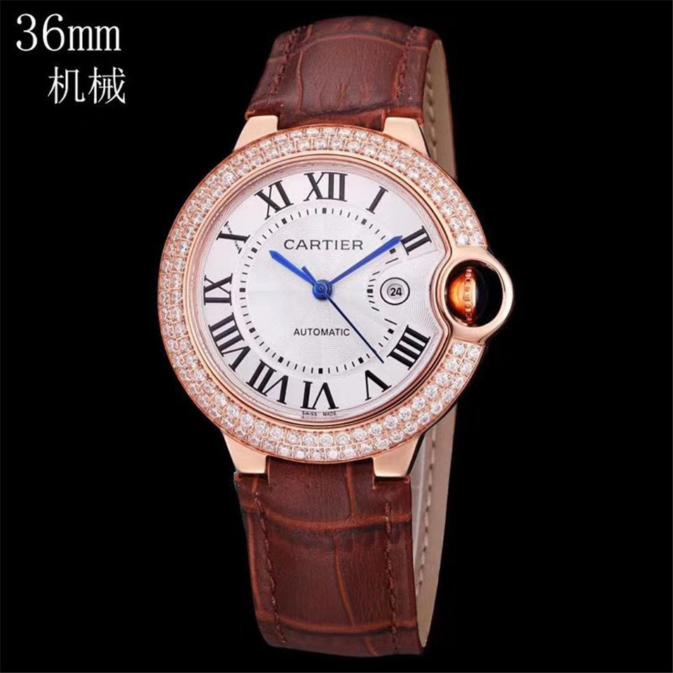 Women's Automatic Mechanical Watch 904L Stainless Steel 36-33 mm-CT 18