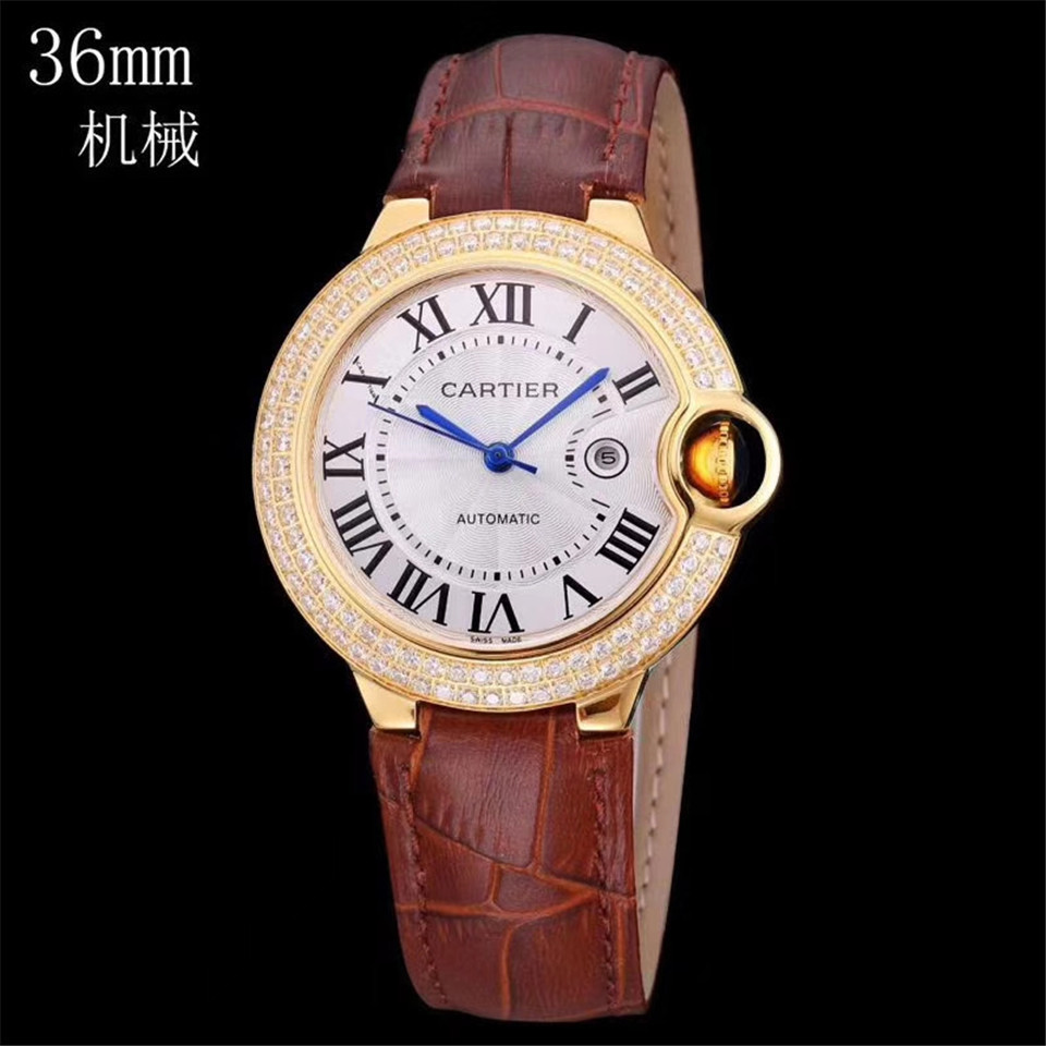 Women's Automatic Mechanical Watch 904L Stainless Steel 36-33 mm-CT 18