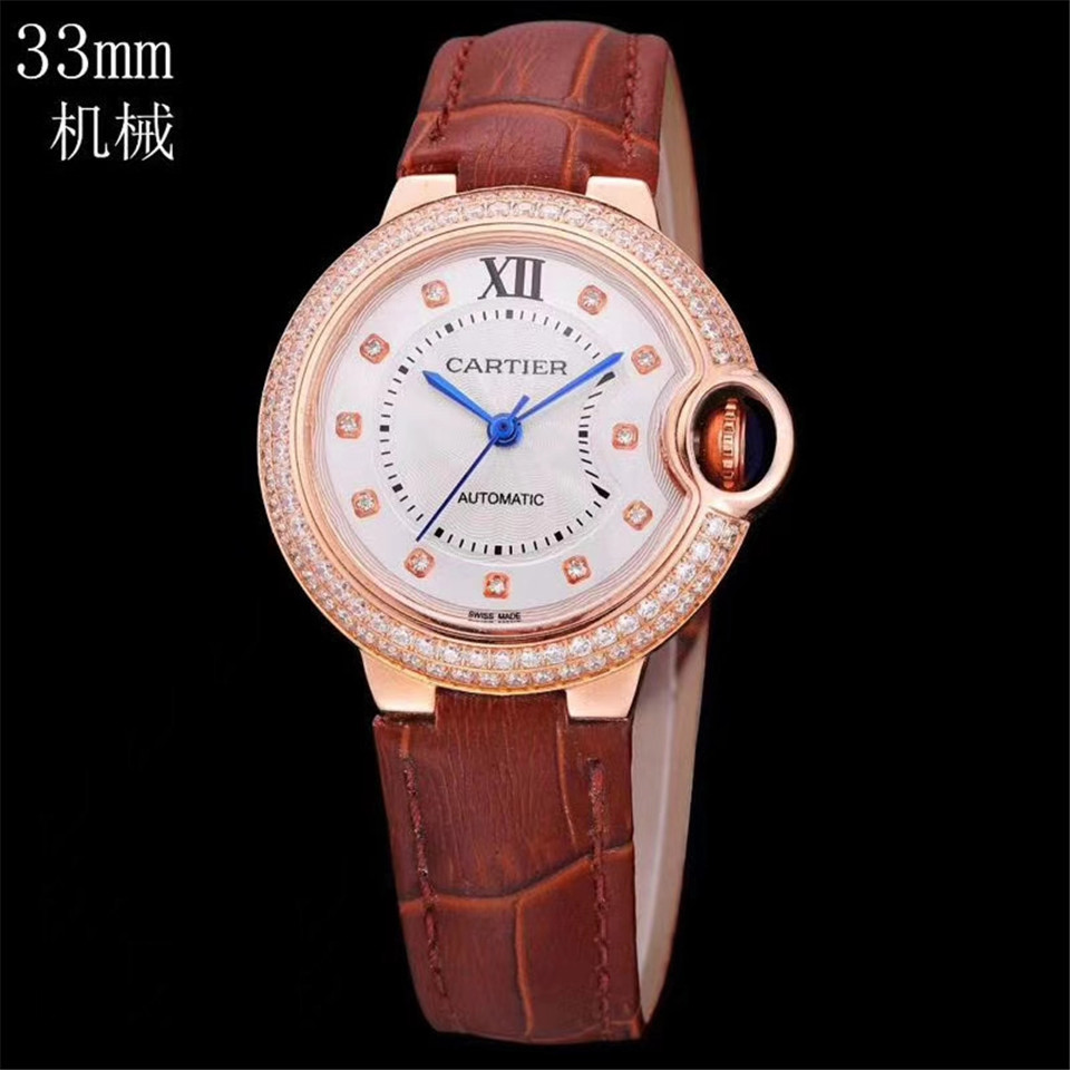 Women's Automatic Mechanical Watch 904L Stainless Steel 36-33 mm-CT 18