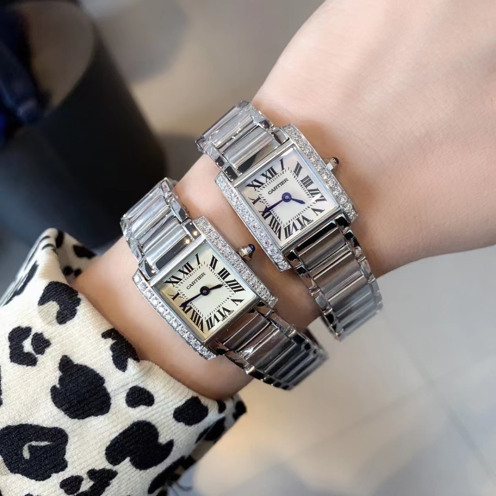Women's  Quartz Watch Chronograph 904L Stainless Steel 26x20 mm，30x25mm,36x28mm- CT 44