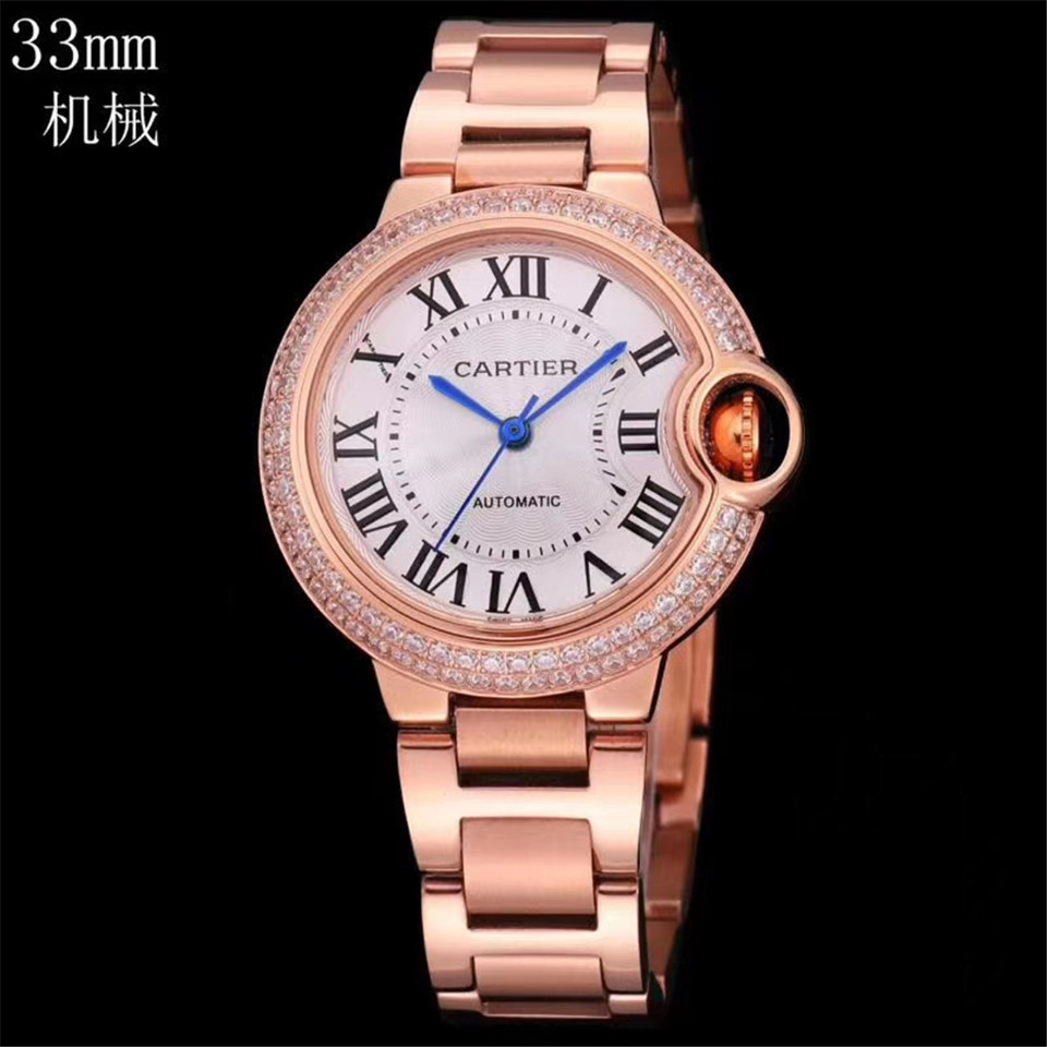 Women's Automatic Mechanical Watch 904L Stainless Steel 36-33 mm-CT 18
