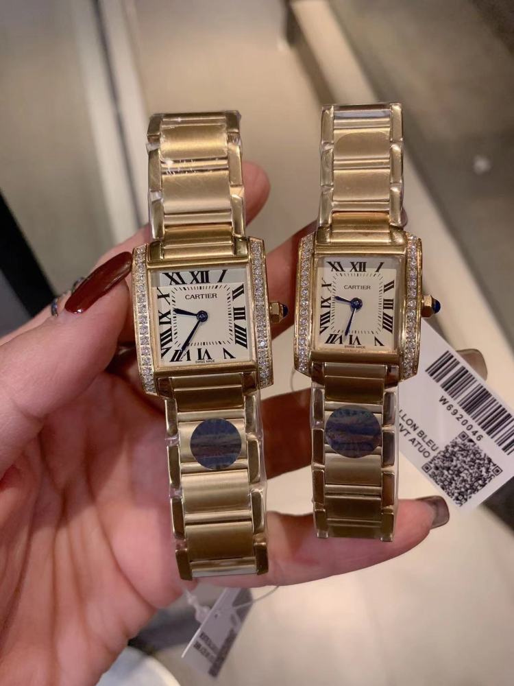 Women's  Quartz Watch Chronograph 904L Stainless Steel 26x20 mm，30x25mm,36x28mm- CT 44