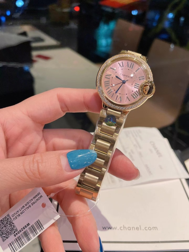 Women's  Quartz Watch Chronograph 904L Stainless Steel 33mm- CT 36