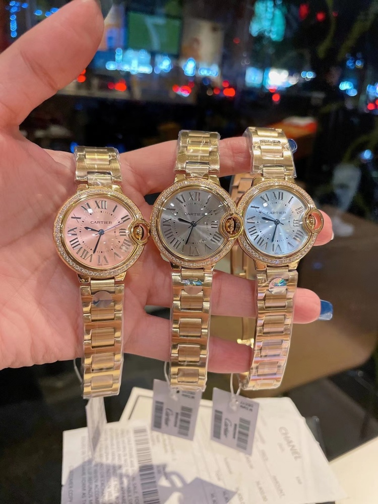 Women's  Quartz Watch Chronograph 904L Stainless Steel 33mm- CT 36