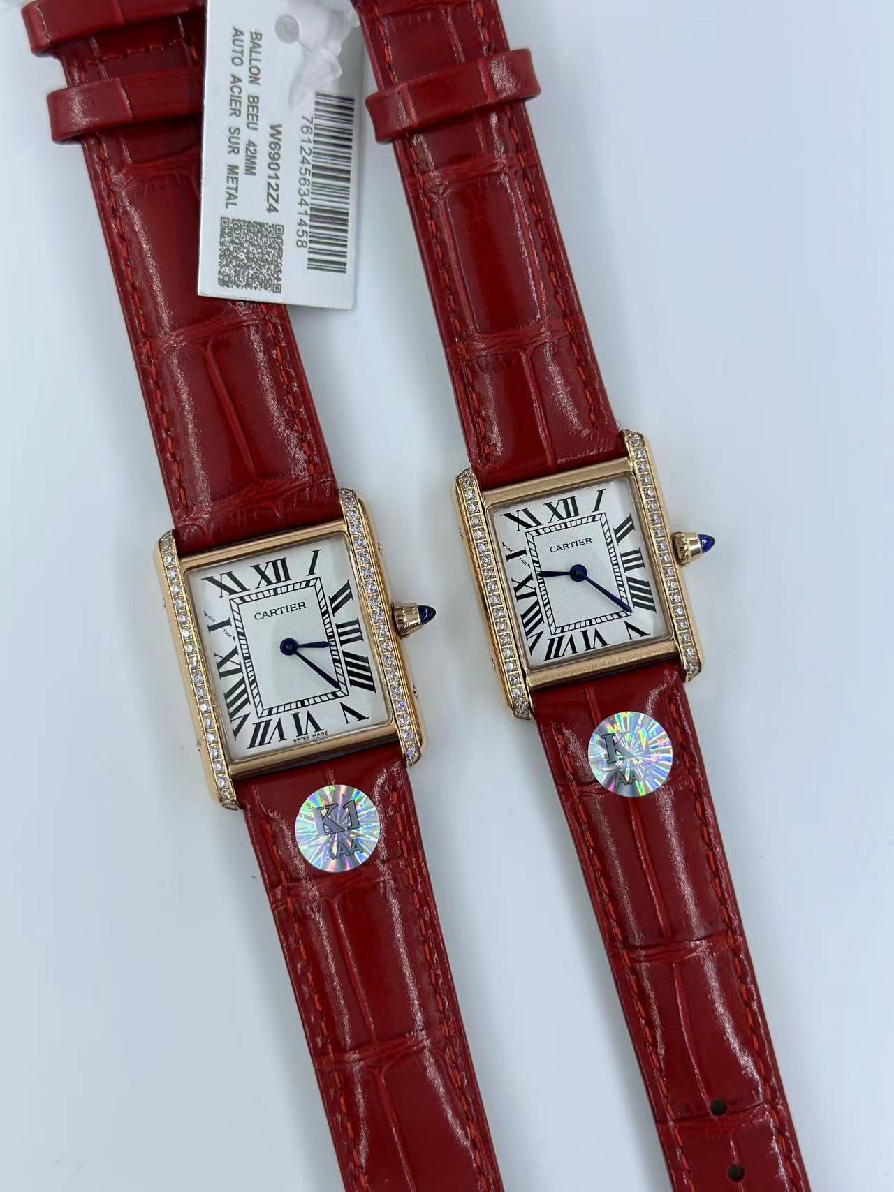 Women's  Quartz Watch Chronograph 904L Stainless Steel 27*33 mm     ,24*31mm mm- CT 97
