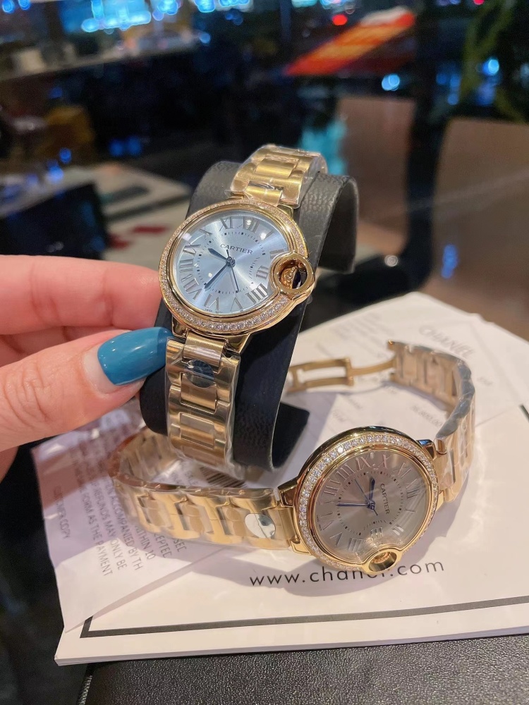 Women's  Quartz Watch Chronograph 904L Stainless Steel 33mm- CT 36