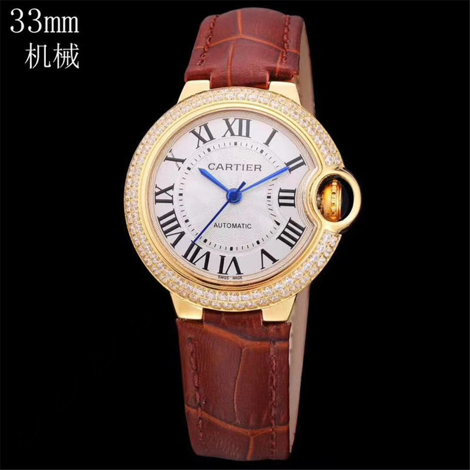 Women's Automatic Mechanical Watch 904L Stainless Steel 36-33 mm-CT 18