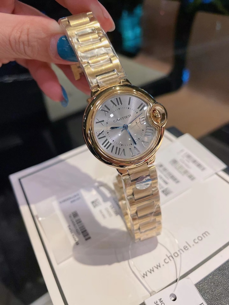 Women's  Quartz Watch Chronograph 904L Stainless Steel 33mm- CT 36