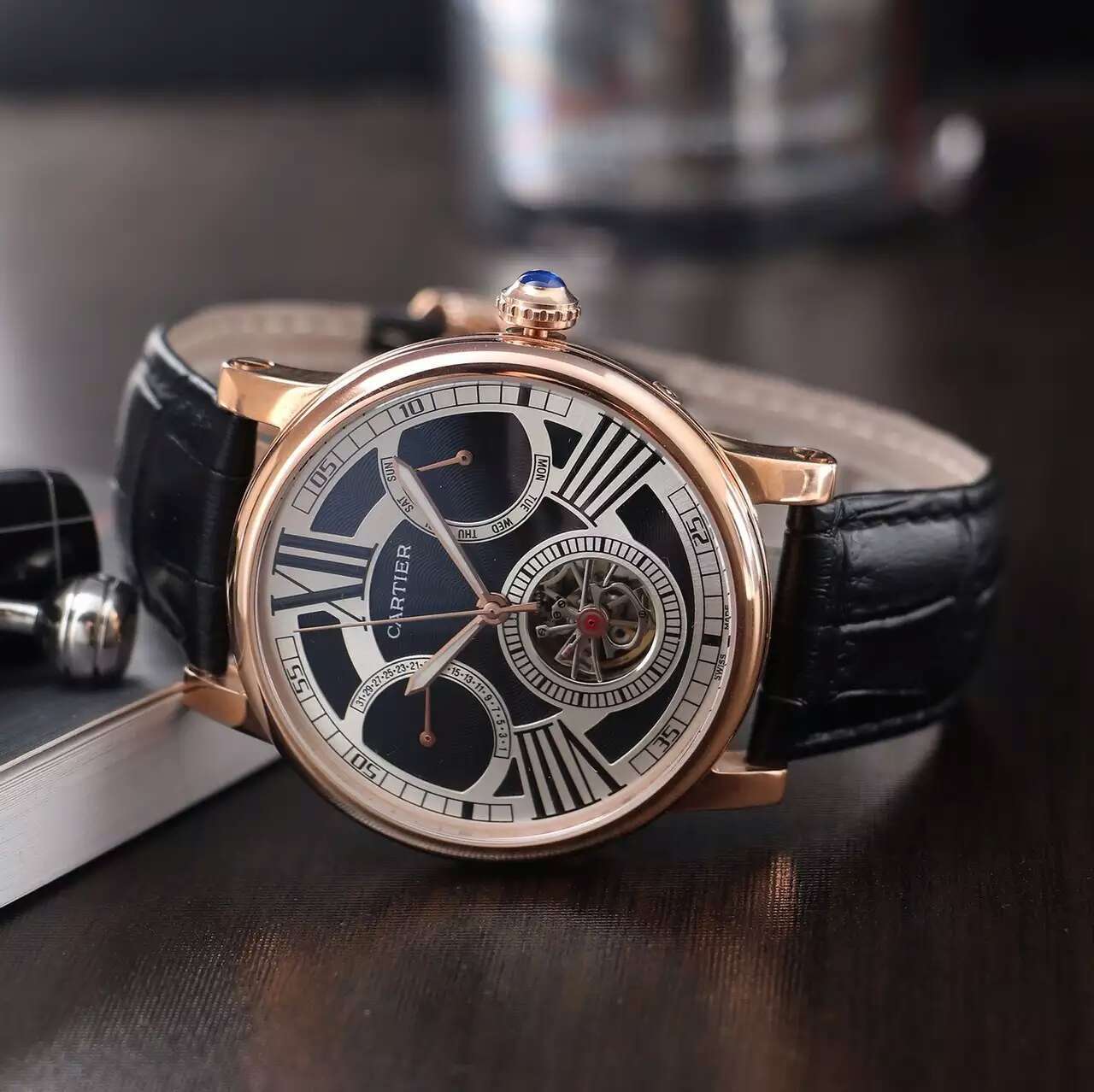 Men's Automatic Mechanical Watch 904L Stainless Steel 43 mm- CT 90