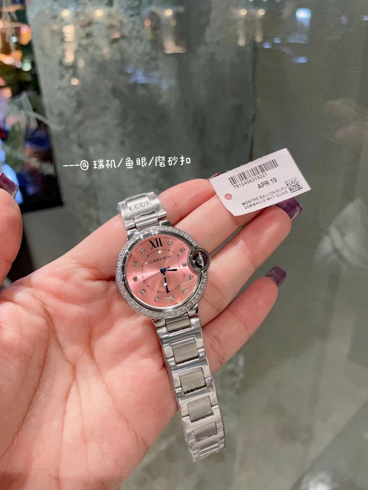 Women's  Quartz Watch Chronograph 904L Stainless Steel 33mm- CT 56