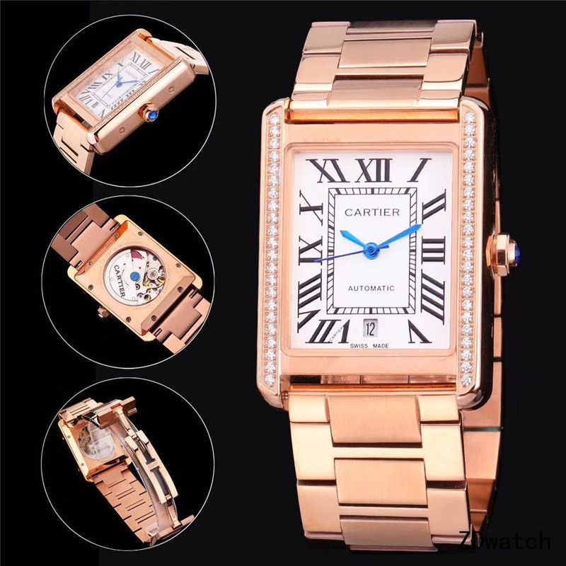 Men's Automatic Mechanical Watch 904L Stainless Steel 41x32 mm  - CT 2