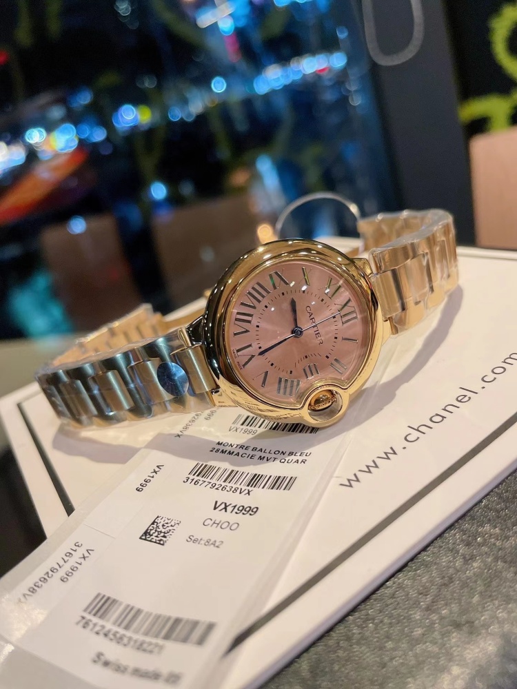 Women's  Quartz Watch Chronograph 904L Stainless Steel 33mm- CT 36