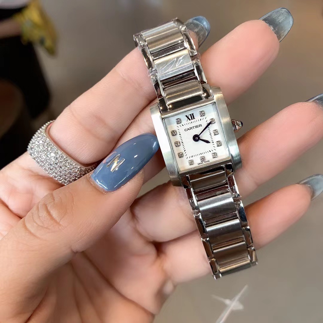 Women's  Quartz Watch Chronograph 904L Stainless Steel 26x20 mm，30x25mm,36x28mm- CT 44