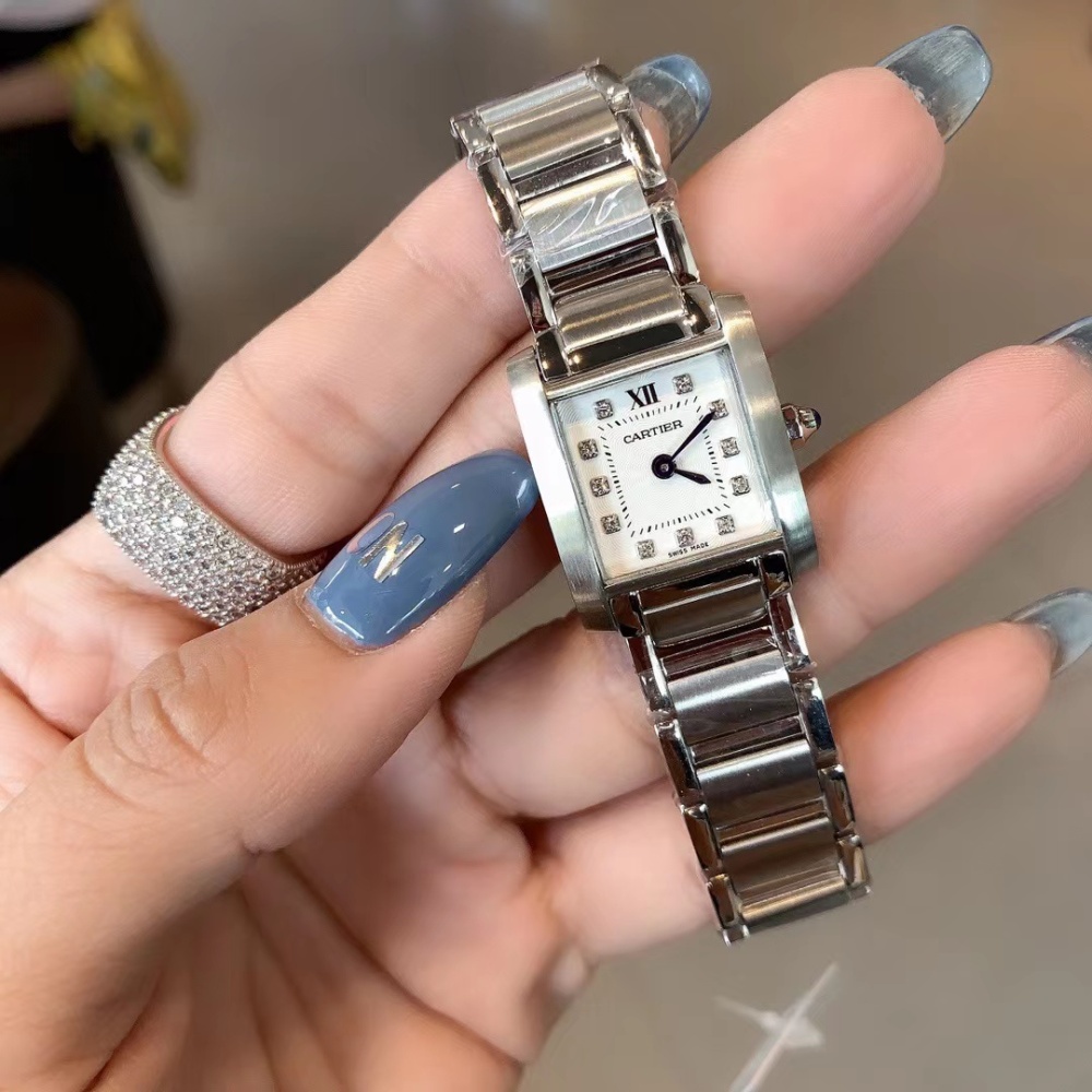 Women's  Quartz Watch Chronograph 904L Stainless Steel 26x20 mm，30x25mm,36x28mm- CT 44