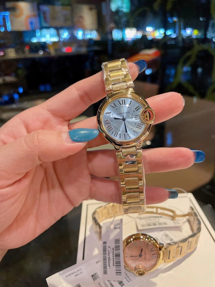 Women's  Quartz Watch Chronograph 904L Stainless Steel 33mm- CT 36