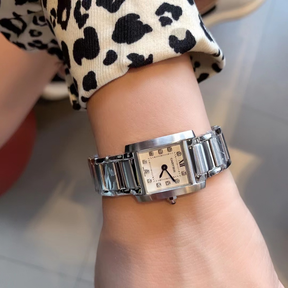Women's  Quartz Watch Chronograph 904L Stainless Steel 26x20 mm，30x25mm,36x28mm- CT 44