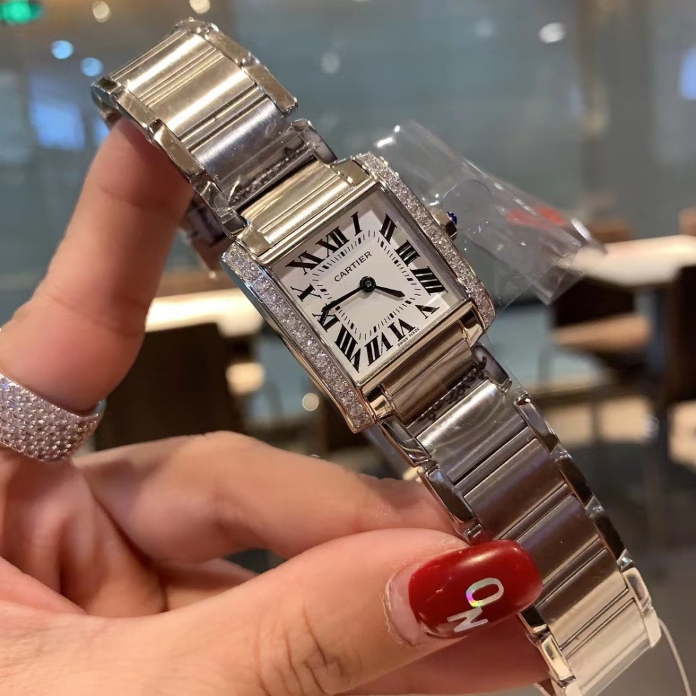Women's  Quartz Watch Chronograph 904L Stainless Steel 26x20 mm，30x25mm,36x28mm- CT 44