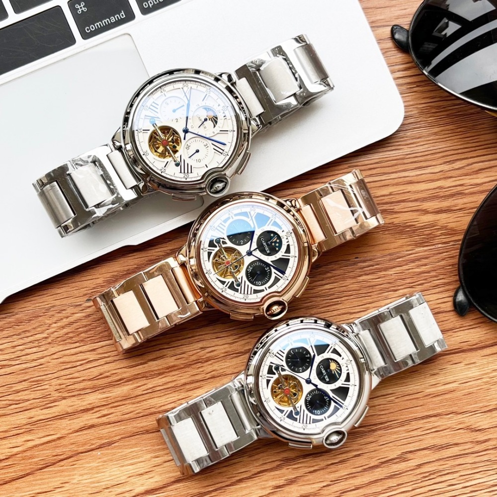 Men's Automatic Mechanical Watch 904L Stainless Steel 45 mm- CT 91