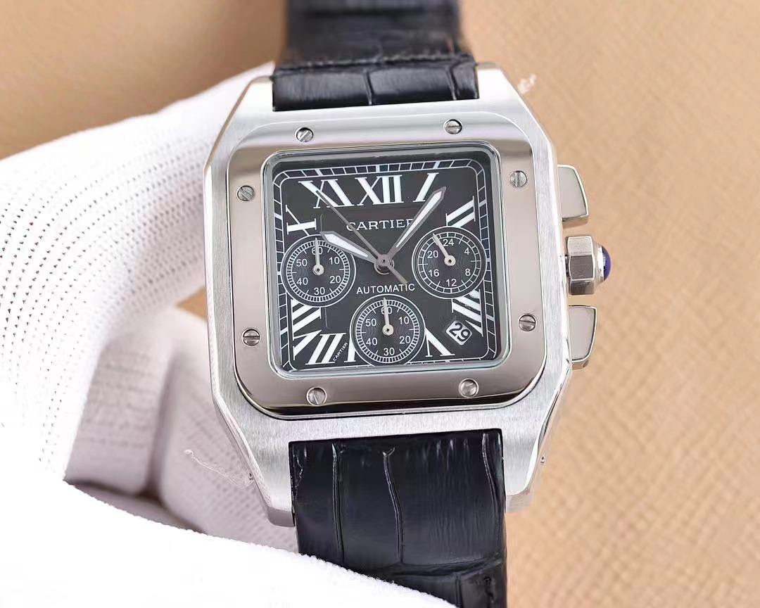 Men's Quartz Watch Chronograph 904L Stainless Steel 39 mm- CT 68