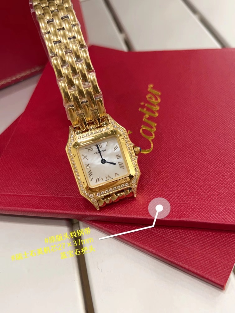 Women's  Quartz Watch Chronograph 904L Stainless Steel 27mm- CT 63