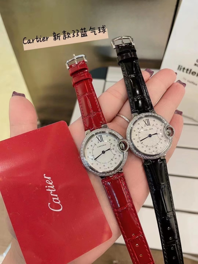 Women's  Quartz Watch Chronograph 904L Stainless Steel 33mm- CT 57