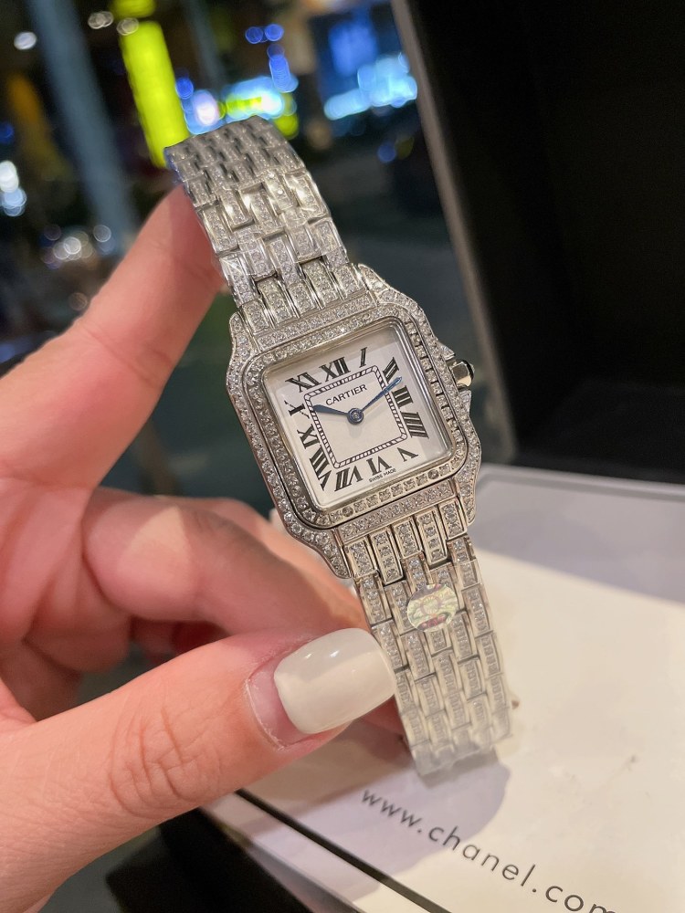 Women's  Quartz Watch Chronograph 904L Stainless Steel 22mm 27mm,- CT 24