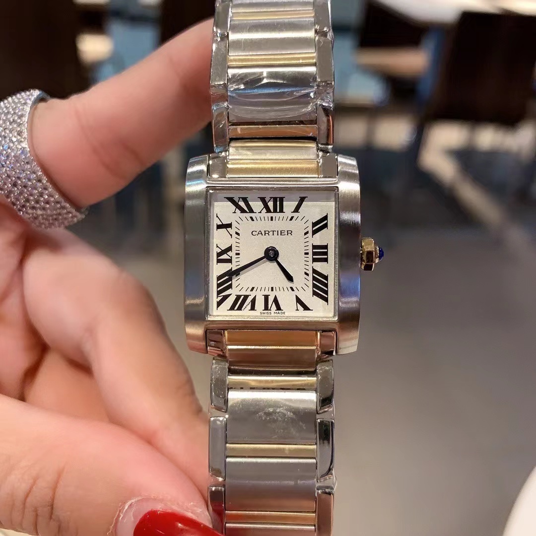 Women's  Quartz Watch Chronograph 904L Stainless Steel 26x20 mm，30x25mm,36x28mm- CT 44