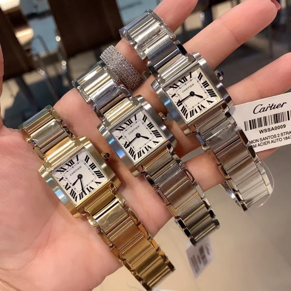 Women's  Quartz Watch Chronograph 904L Stainless Steel 26x20 mm，30x25mm,36x28mm- CT 44