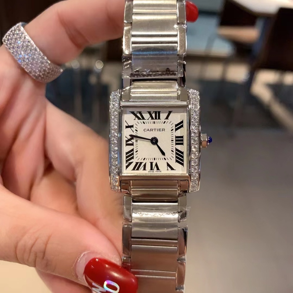 Women's  Quartz Watch Chronograph 904L Stainless Steel 26x20 mm，30x25mm,36x28mm- CT 44